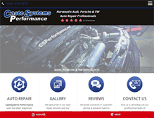 Tablet Screenshot of csperformance.net